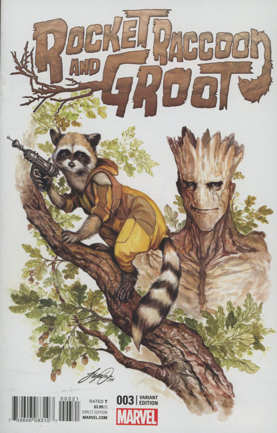 Rocket Raccoon And Groot #3 Cover B Incentive Siya Oum Variant Cover