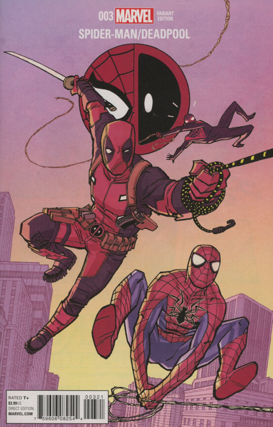 Spider-Man Deadpool #3 Cover B Incentive Cliff Chiang Variant Cover