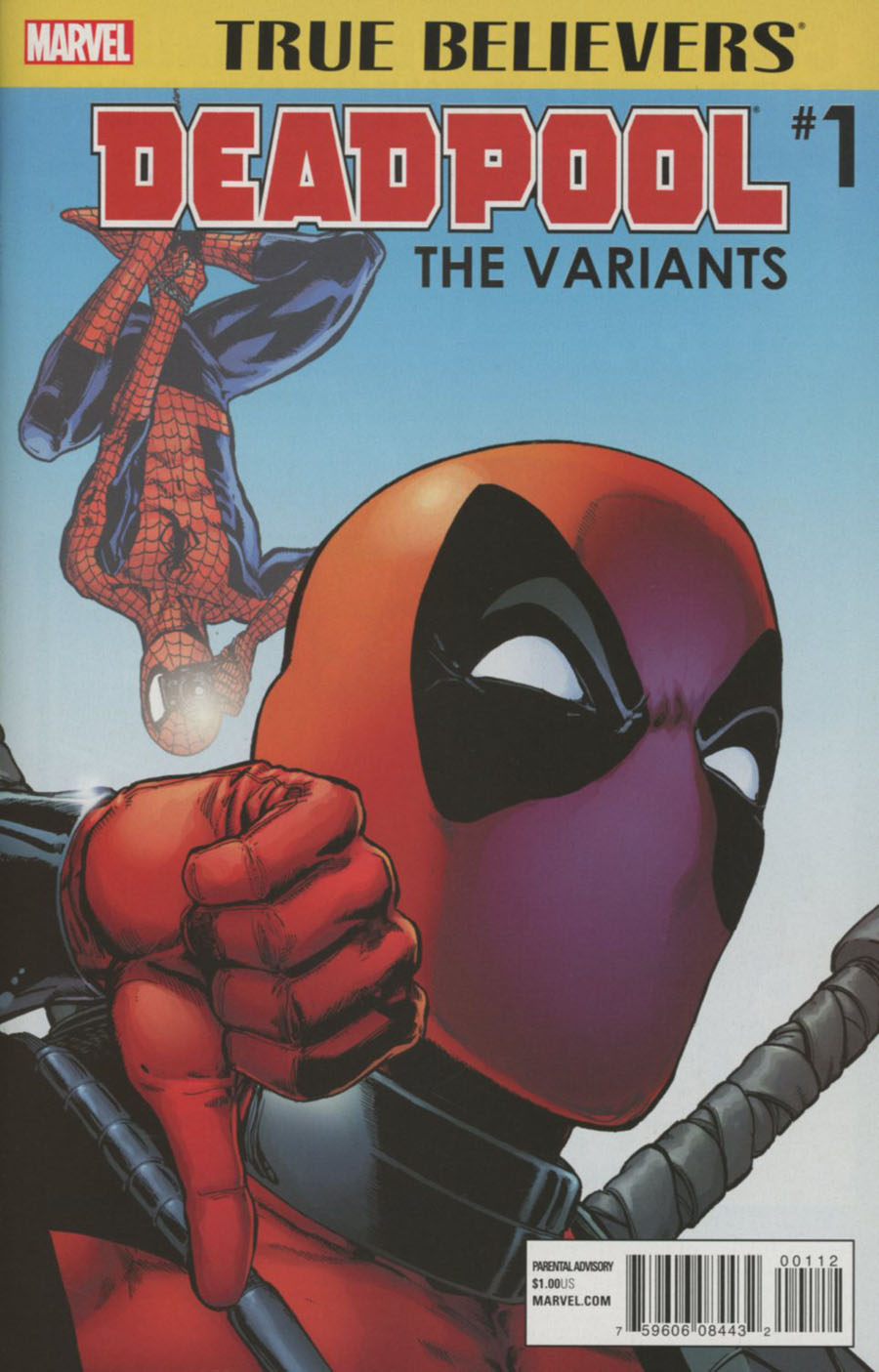 True Believers Deadpool Variants #1 Cover D 2nd Ptg