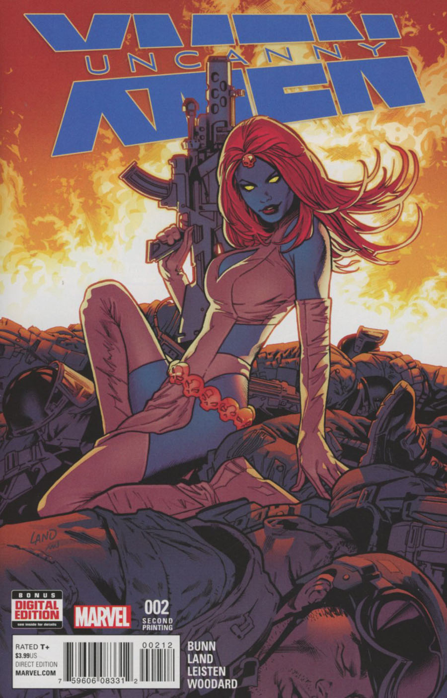Uncanny X-Men Vol 4 #2 Cover C 2nd Ptg Greg Land Variant Cover