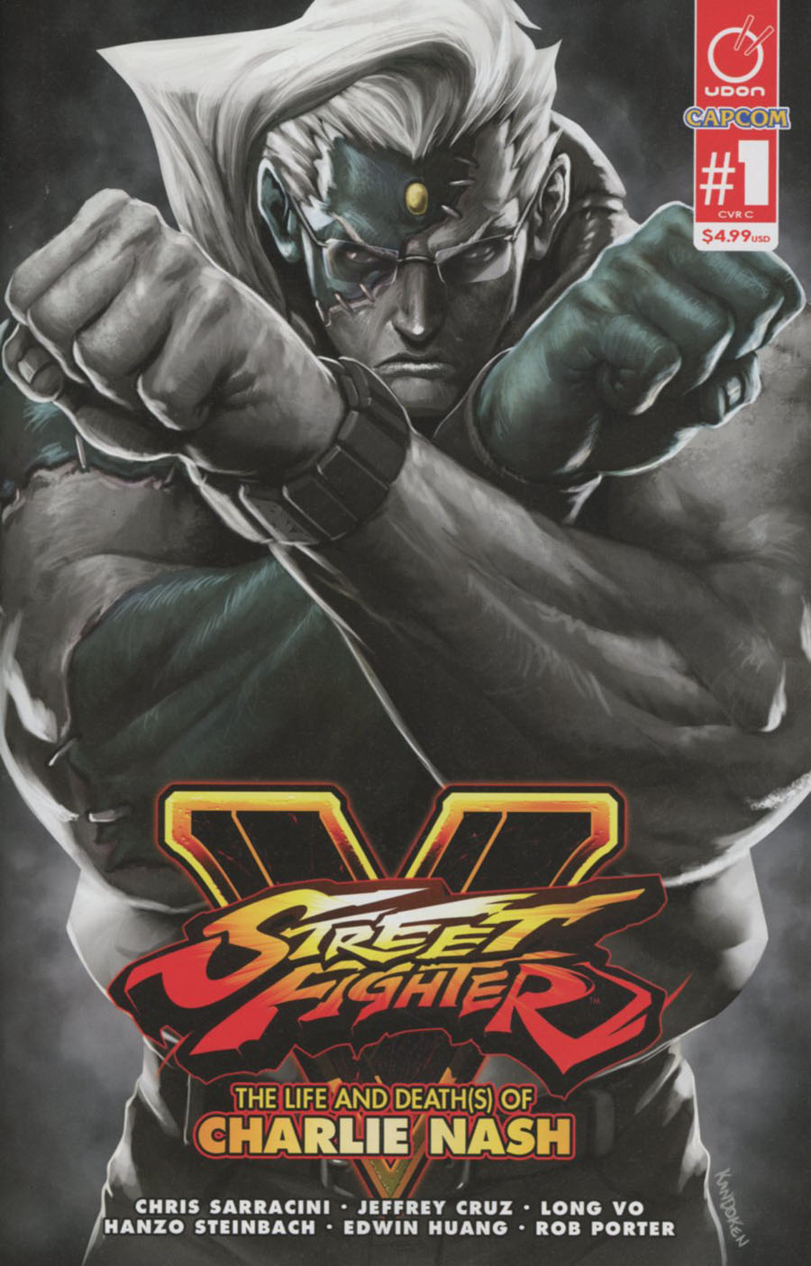 Street Fighter V Life And Death(s) Of Charlie Nash #1 Cover C Incentive Kandoken Street Fighter V Game Variant Cover