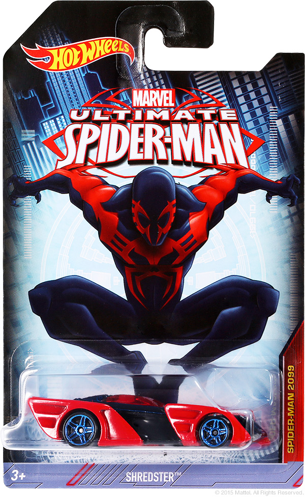 Hot Wheels Spider-Man 1/64 Scale Die-Cast Car - Shredster Car