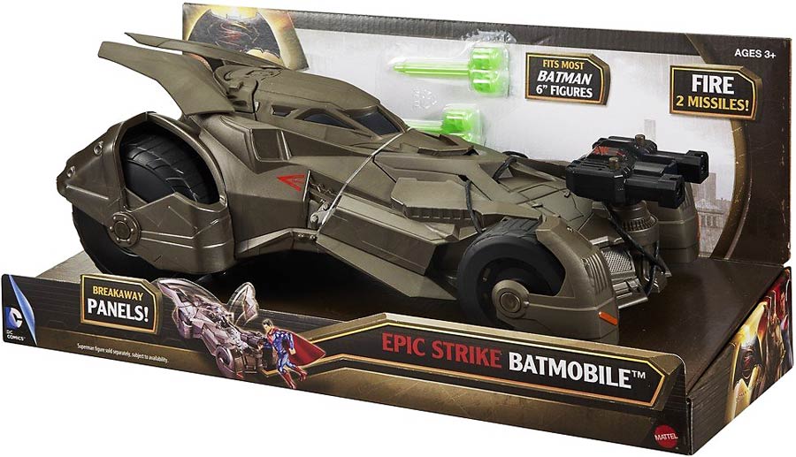 Batman v Superman Dawn Of Justice Epic Strike Batmobile Vehicle