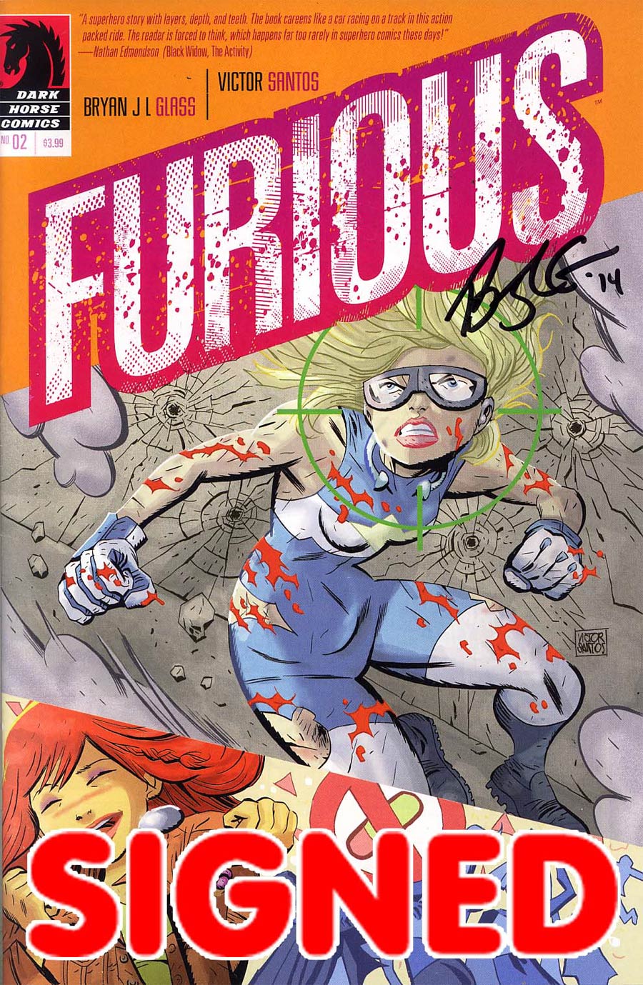 Furious #2 Cover B Signed by Bryan J.L. Glass