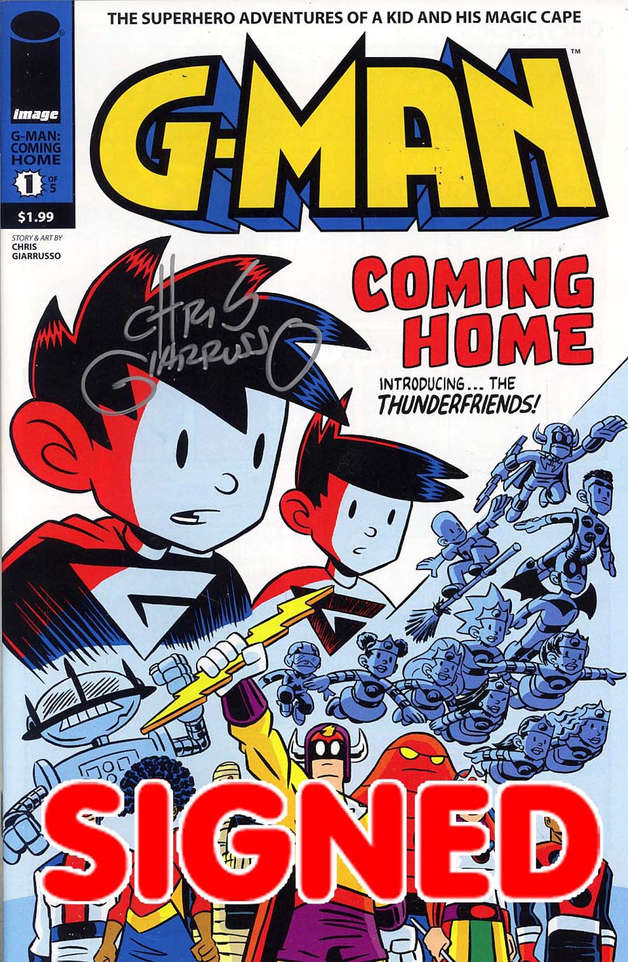 G-Man Coming Home #1 Cover B Signed by Chris Giarrusso