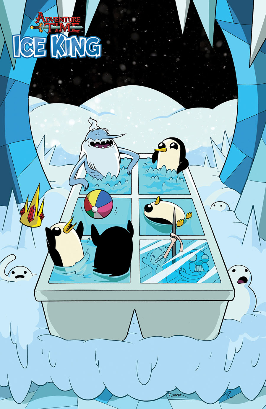 Adventure Time Ice King #3 Cover C Incentive Katie ONeill Virgin Variant Cover