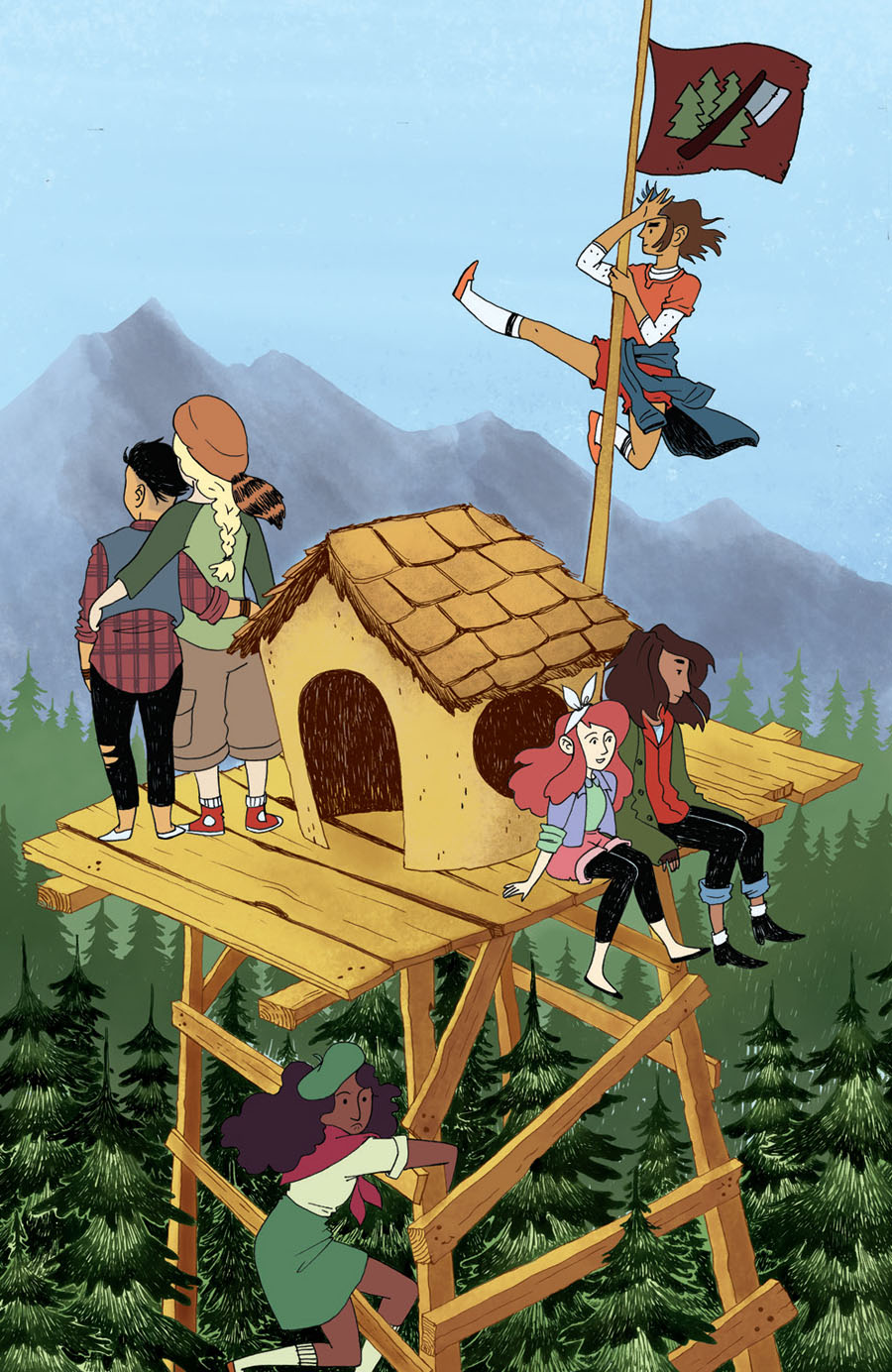 Lumberjanes #24 Cover B Incentive Kelsey Short Virgin Variant Cover