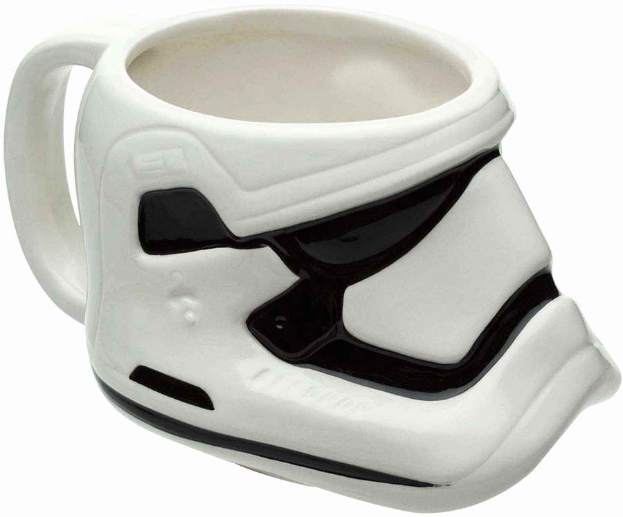 Star Wars Episode VII The Force Awakens Stormtrooper Molded Ceramic Mug