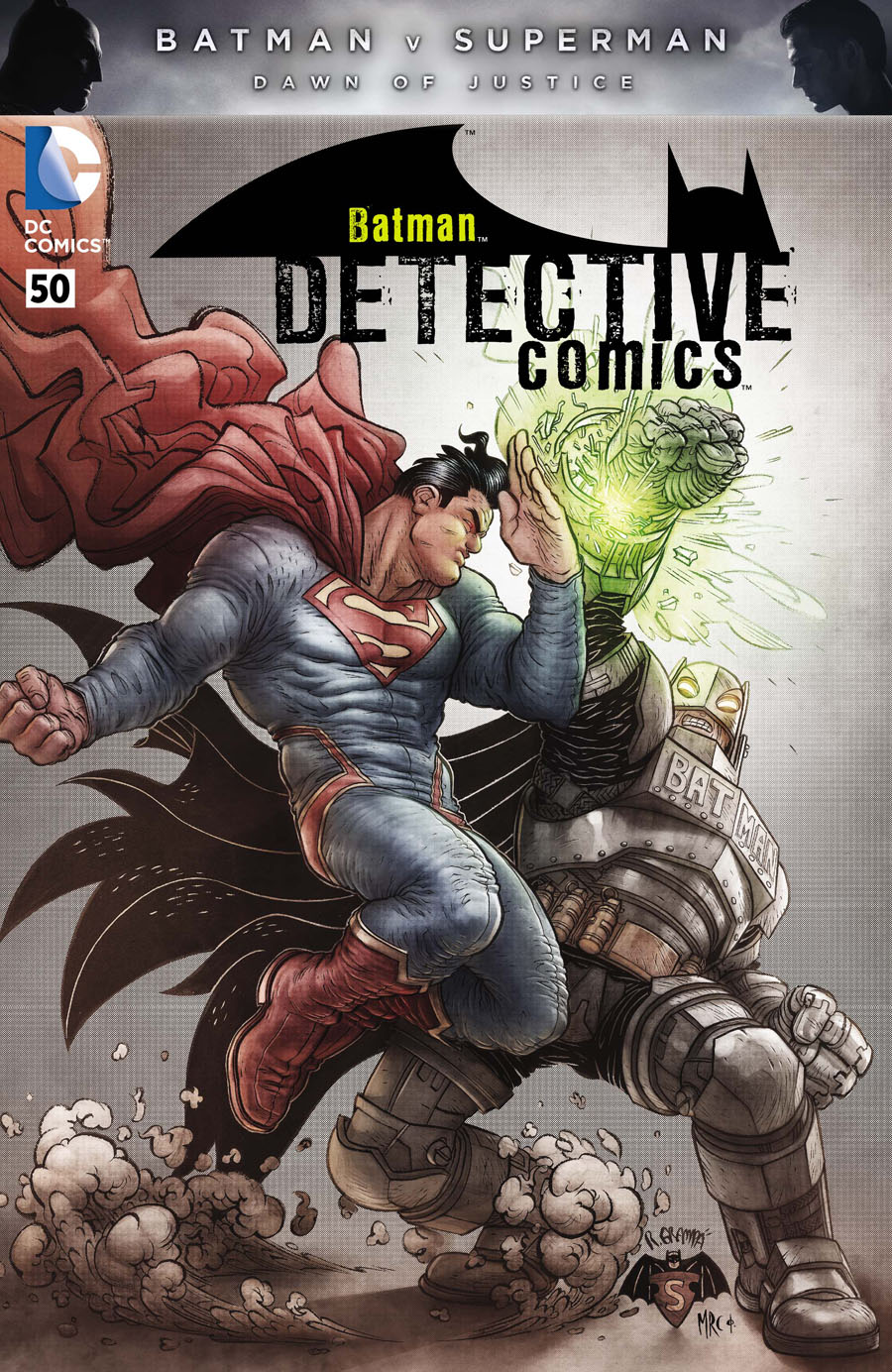 Detective Comics Vol 2 #50 Cover C Variant Rafael Grampa Batman v Superman Dawn Of Justice Color Cover Without Polybag