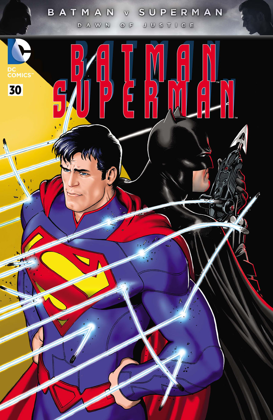 Batman Superman #30 Cover C Variant Tony Moore Batman v Superman Dawn Of Justice Color Cover Without Polybag