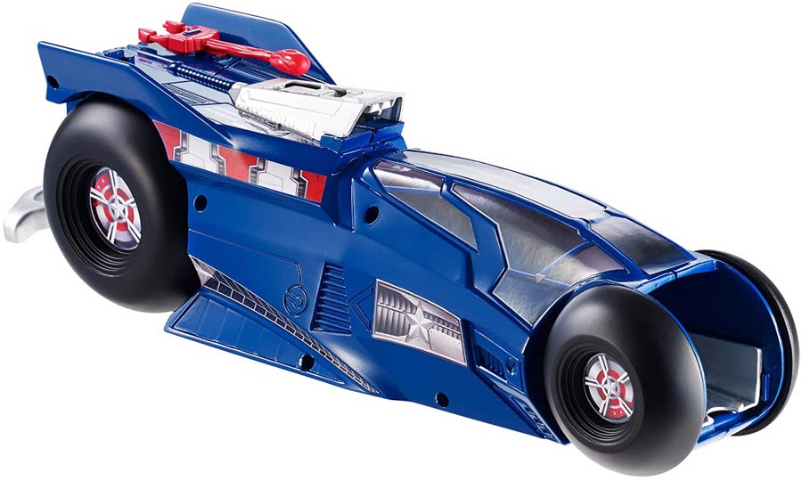 Hot Wheels Marvel Massive Moto Launcher - Captain America