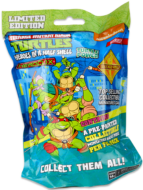 Teenage Mutant Ninja Turtles HeroClix Set 2 Single Figure Booster Pack