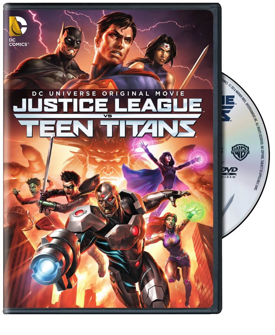 Justice League vs Teen Titans DVD