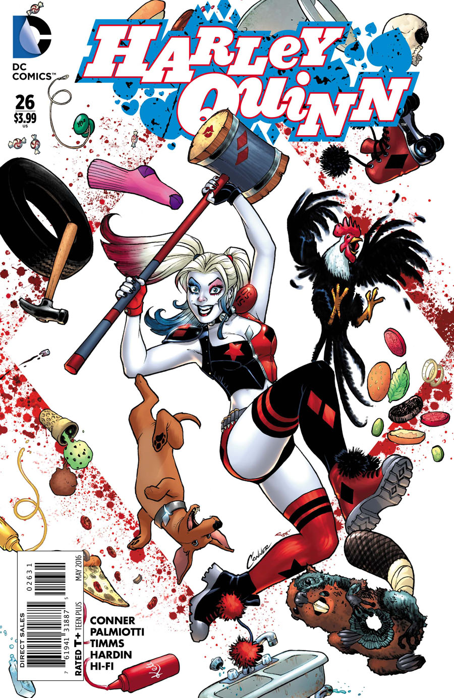 Harley Quinn Vol 2 #26 Cover C Incentive Amanda Conner Variant Cover