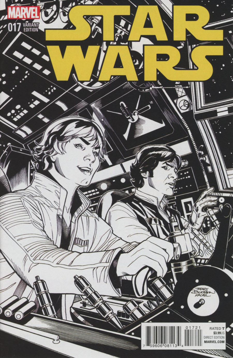 Star Wars Vol 4 #17 Cover D Incentive Terry Dodson Sketch Cover
