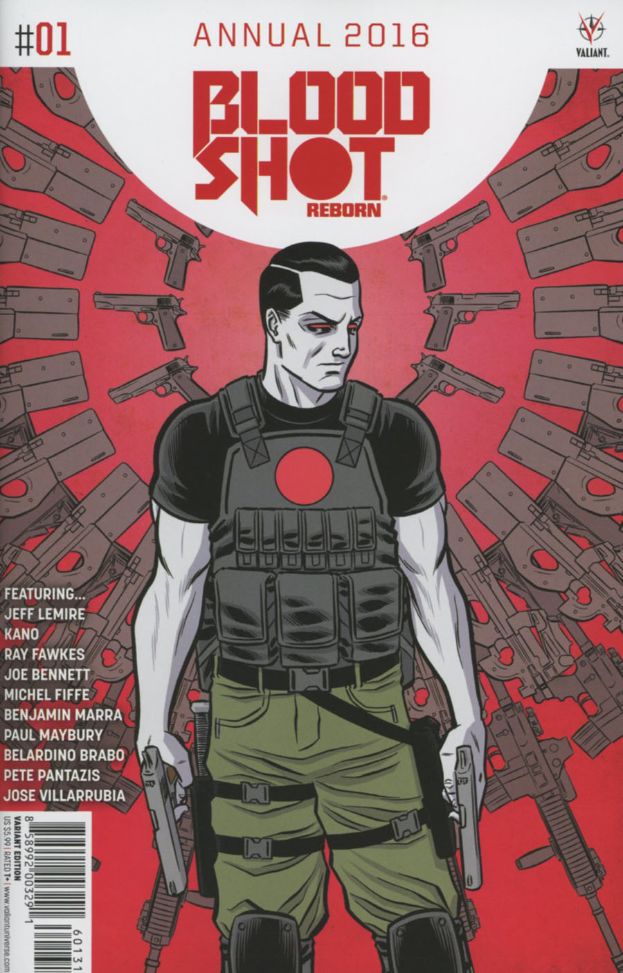 Bloodshot Reborn Annual 2016 #1 Cover C Incentive Robert Wilson IV Variant Cover