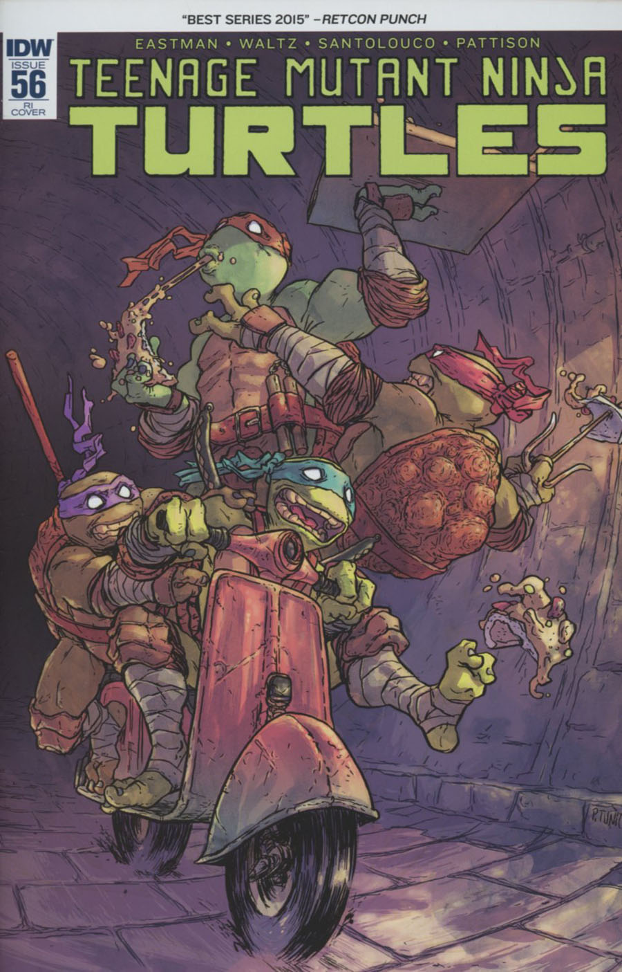 Teenage Mutant Ninja Turtles Vol 5 #56 Cover C Incentive Pablo Tunica Variant Cover