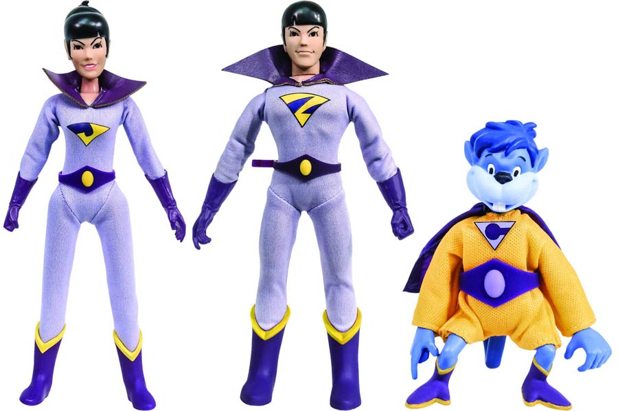 DC Superfriends Retro Wonder Twins & Gleek Action Figure Set