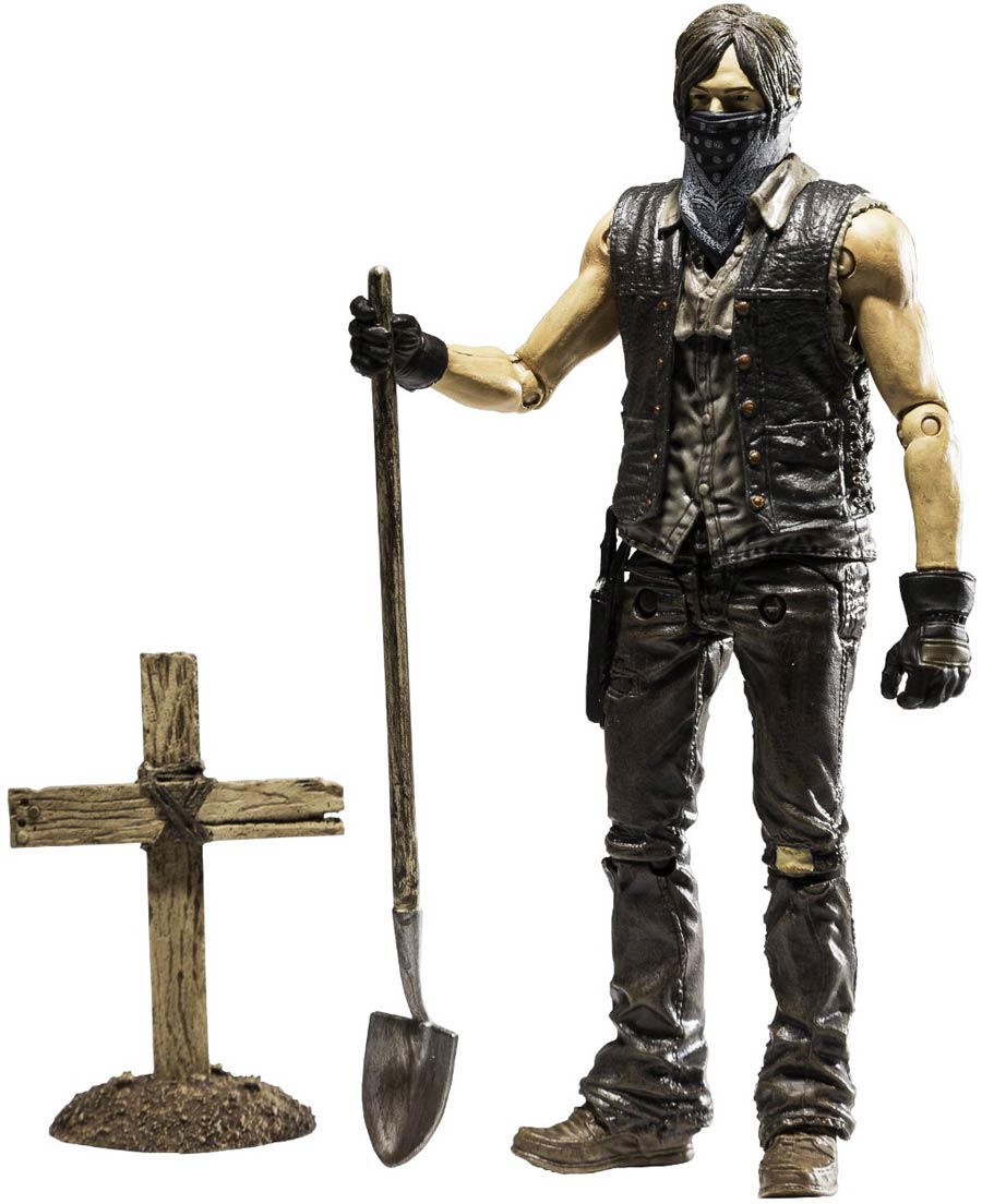 Walking Dead TV Series 9 Grave Daryl Action Figure
