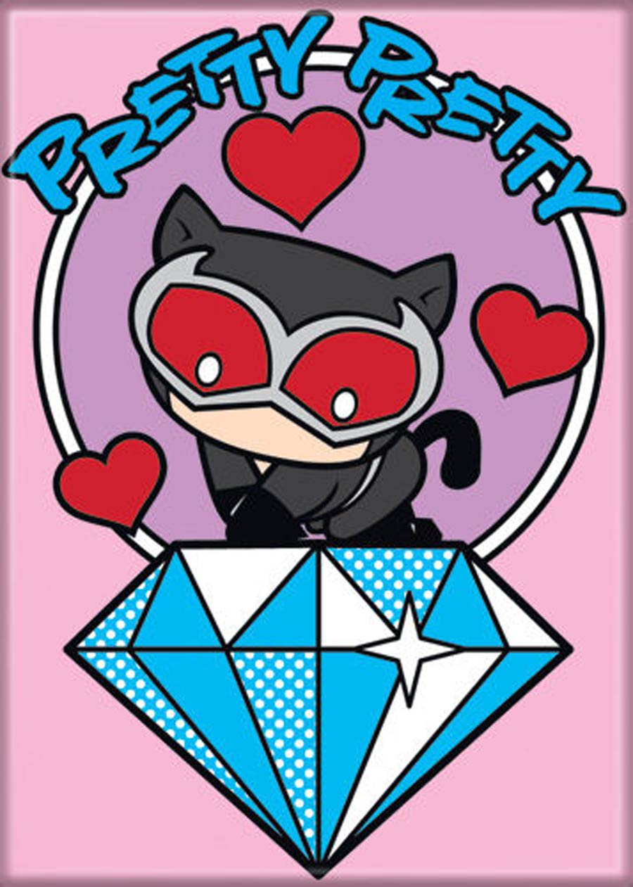 DC Comics 2.5x3.5-inch Magnet Chibi - Catwoman Pretty Pretty (72018DC)