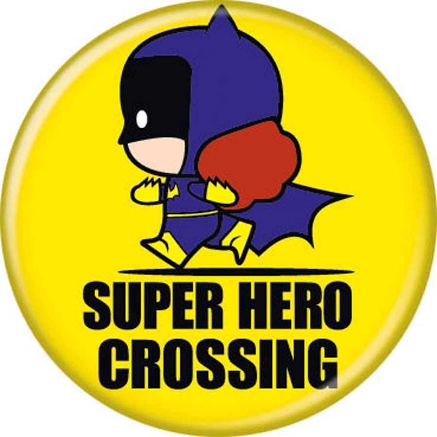 DC Comics 1.25-Inch Button Chibi - Batgirl Superhero Crossing (85148)