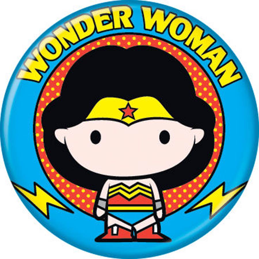 DC Comics 1.25-Inch Button Chibi - Wonder Woman (85172)