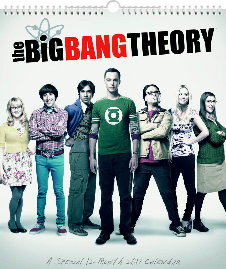 Big Bang Theory 2017 9x14-inch Wall Calendar