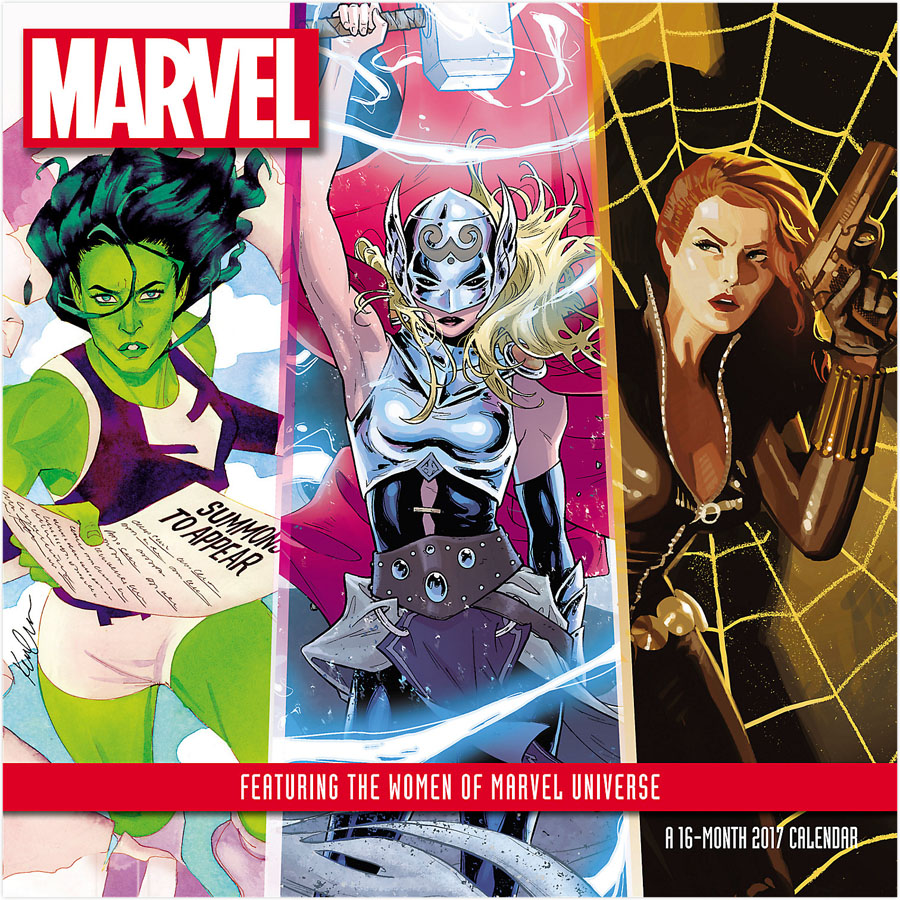 Women Of Marvel 2017 12x12-inch Wall Calendar