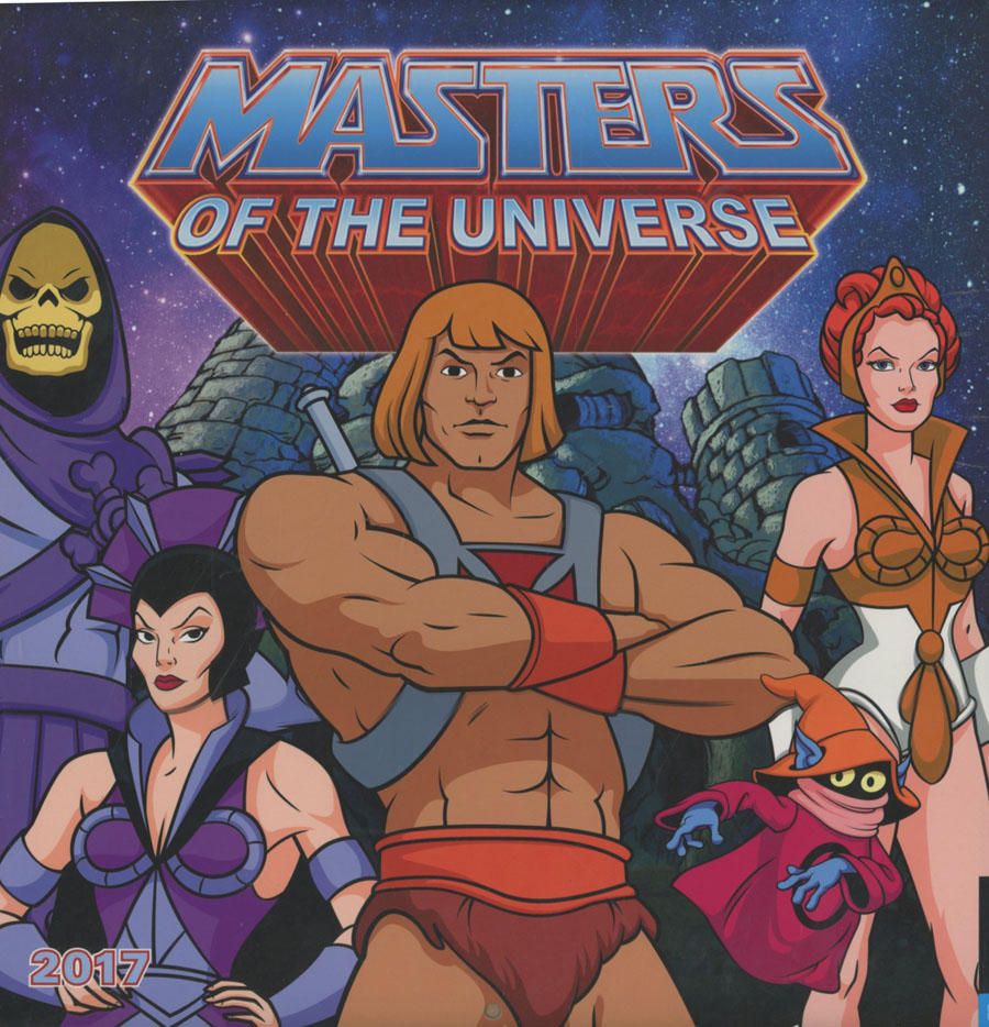 He-Man And The Masters Of The Universe 2017 12x12-inch Wall Calendar