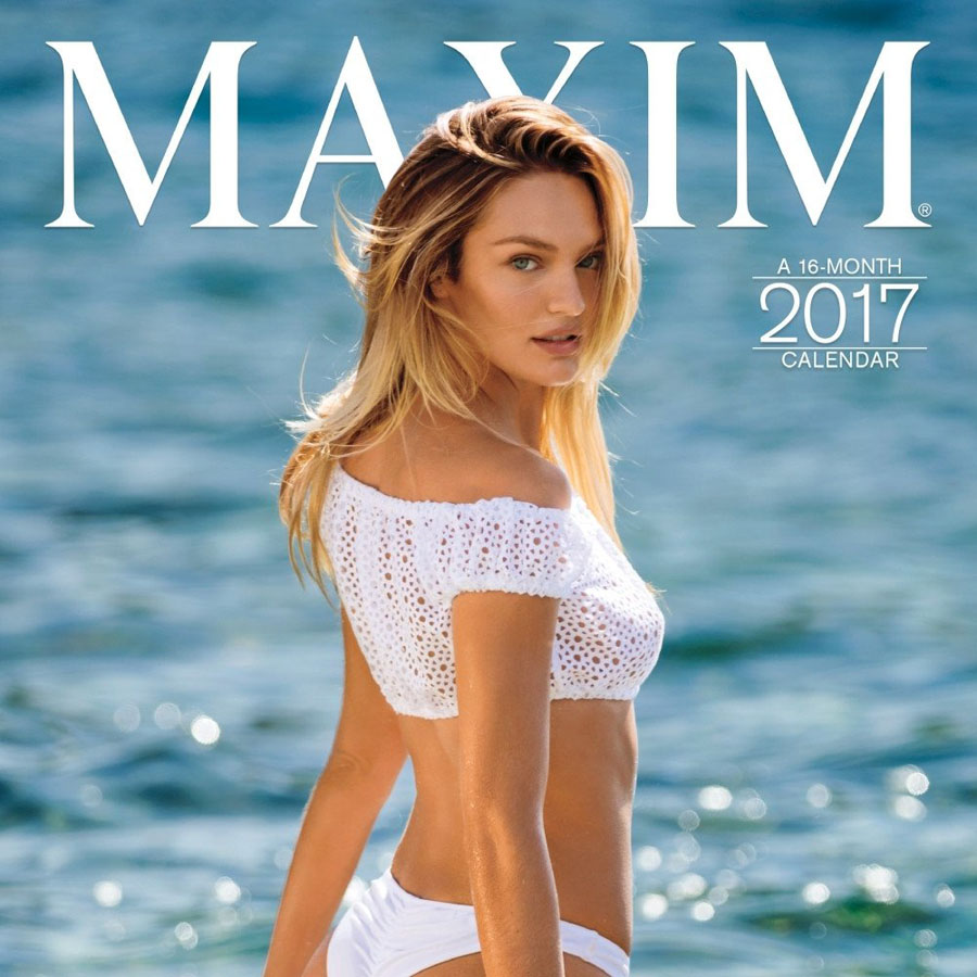 Maxim 2017 12x12-inch Wall Calendar