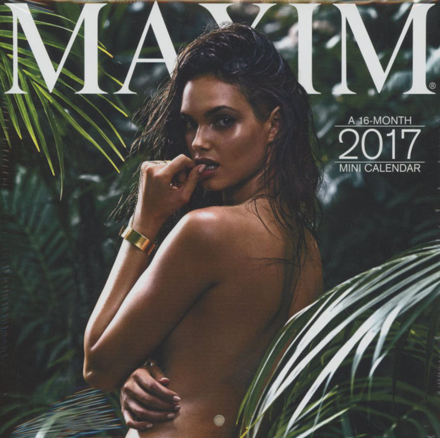 Maxim 2017 7x7-inch Mini Wall Calendar