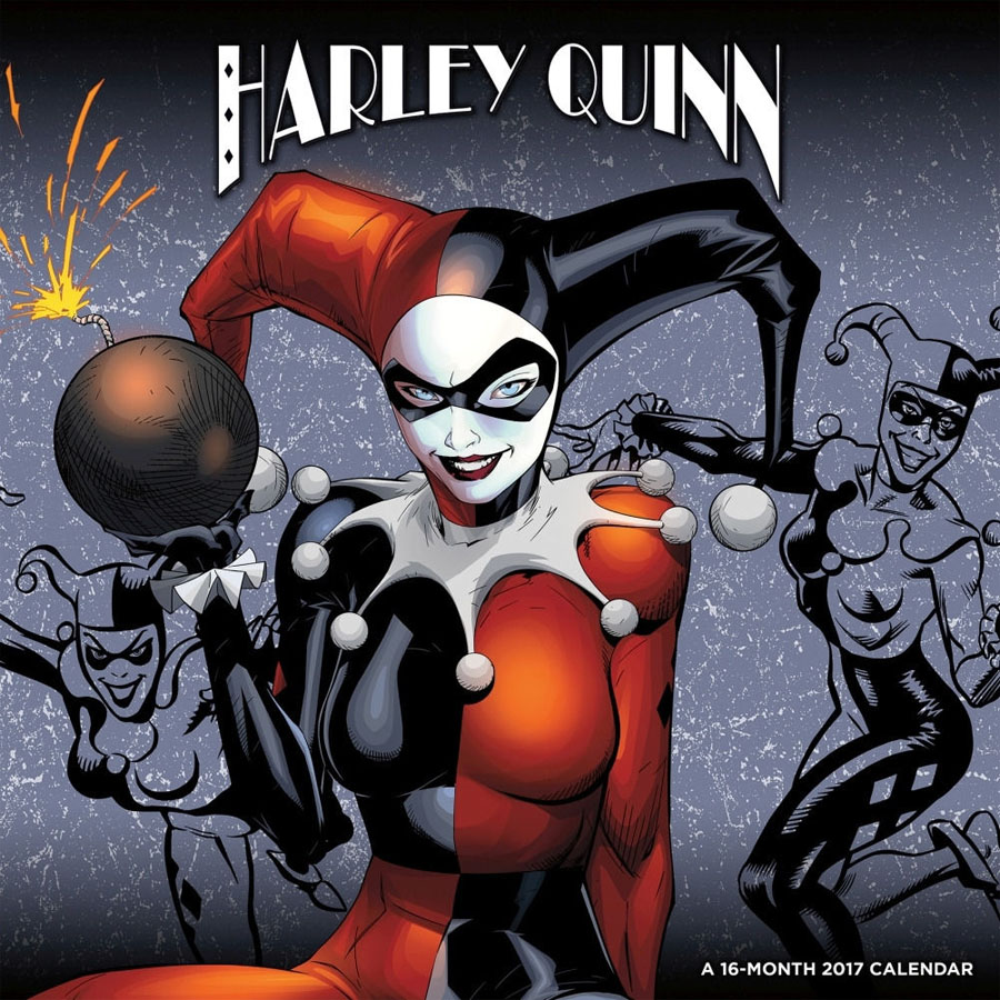 Harley Quinn 2017 12x12-inch Wall Calendar