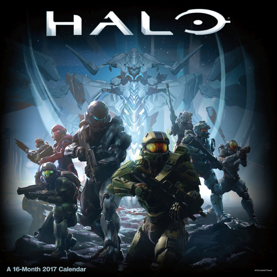 Halo 2017 12x12-inch Wall Calendar