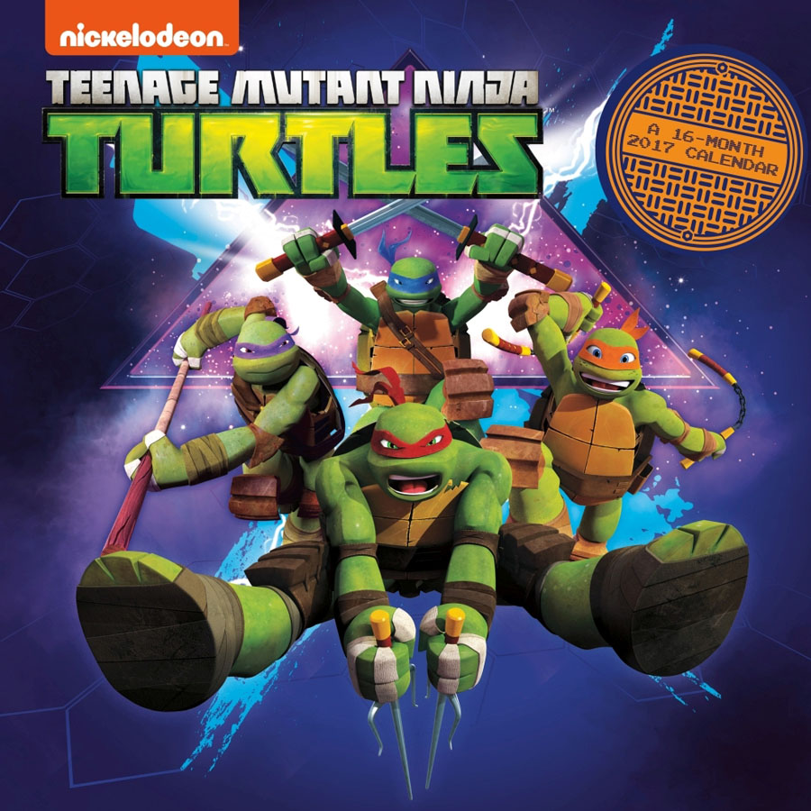 Teenage Mutant Ninja Turtles 2017 12x12-inch Wall Calendar