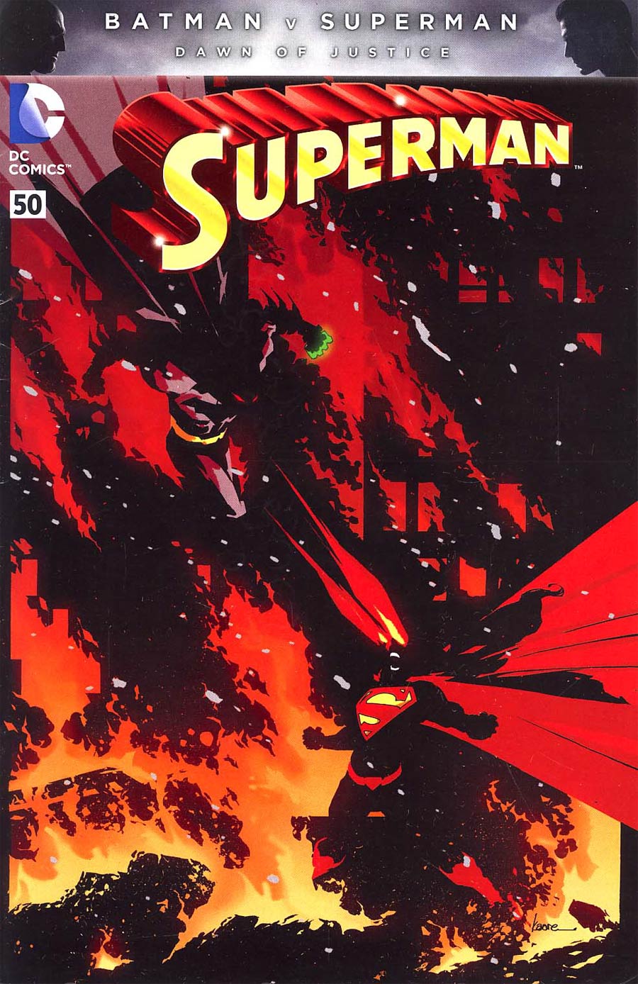 Superman Vol 4 #50 Cover E Variant Kaare Andrews Batman v Superman Dawn Of Justice Color Cover Without Polybag