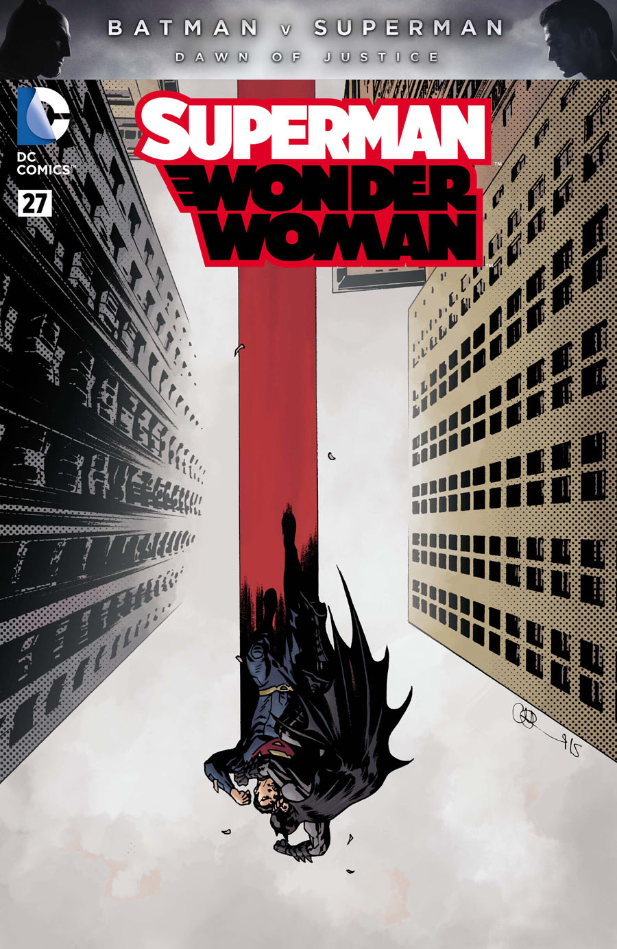 Superman Wonder Woman #27 Cover C Variant Charlie Adlard Batman v Superman Dawn Of Justice Color Cover Without Polybag