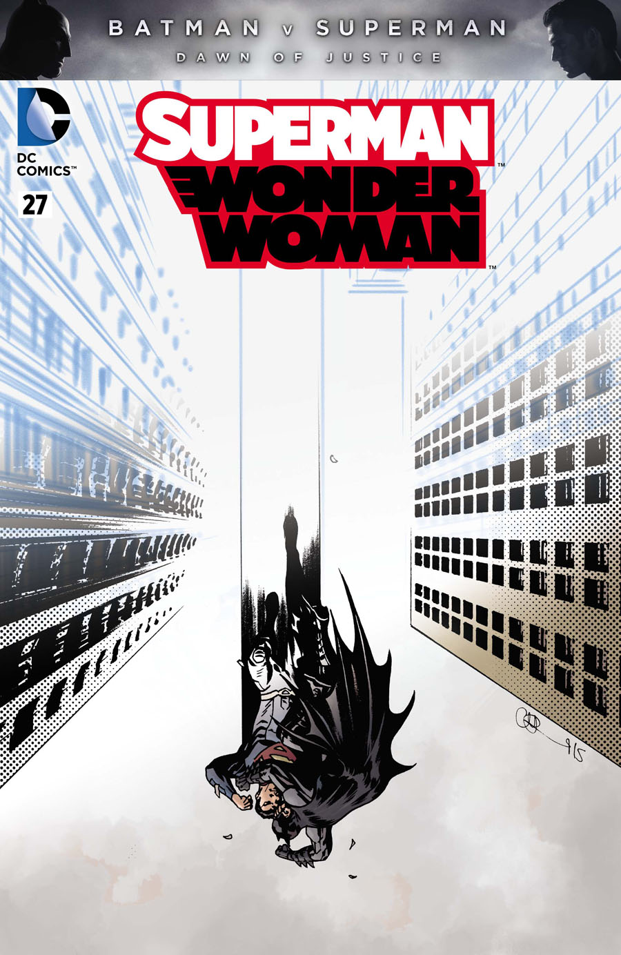 Superman Wonder Woman #27 Cover D Variant Charlie Adlard Batman v Superman Dawn Of Justice Fade Cover Without Polybag