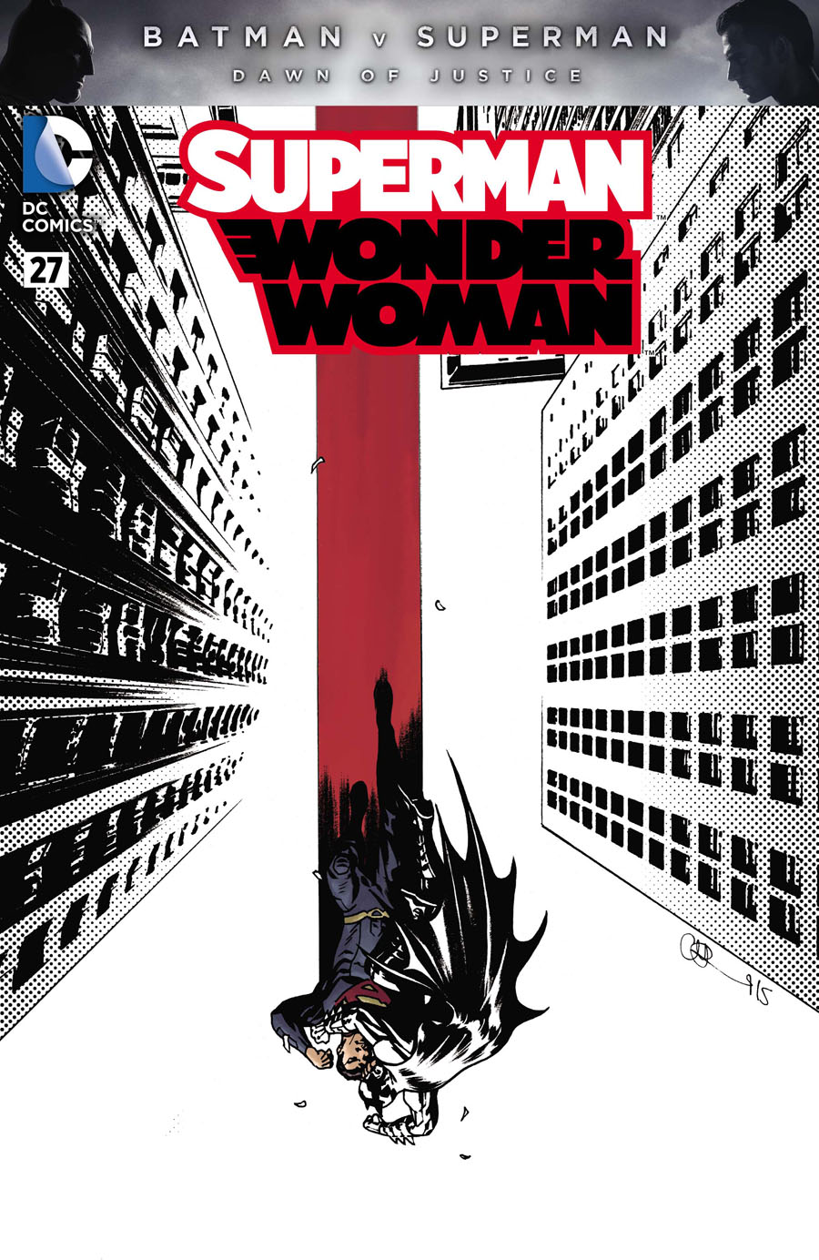 Superman Wonder Woman #27 Cover E Variant Charlie Adlard Batman v Superman Dawn Of Justice Character Cover Without Polybag