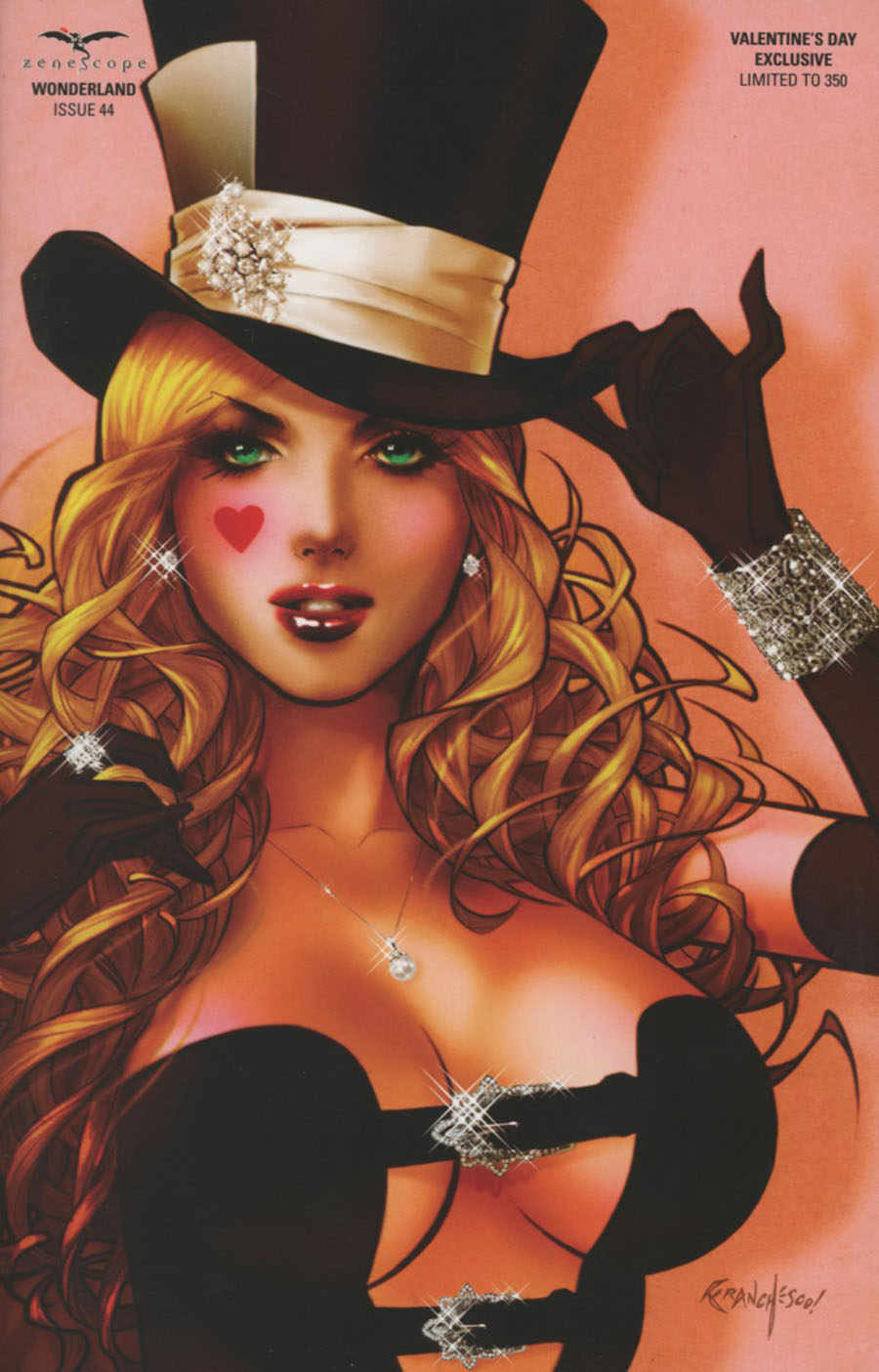 Grimm Fairy Tales Presents Wonderland Vol 2 #44 Cover F Valentines Day Exclusive Franchesco Variant Cover