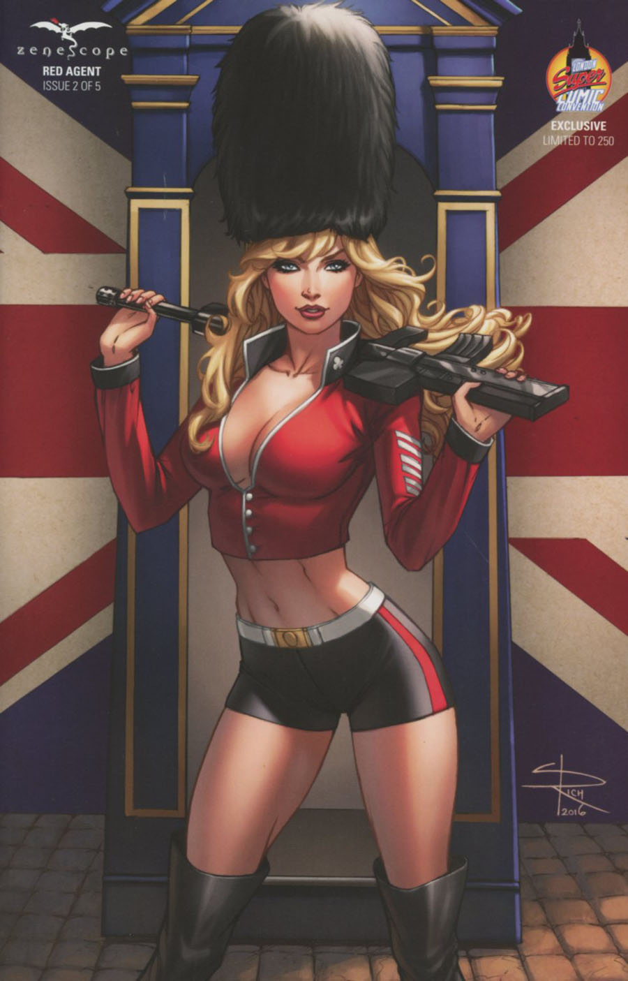 Grimm Fairy Tales Presents Red Agent #2 Cover E LSCC Exclusive Sabine Rich Variant Cover