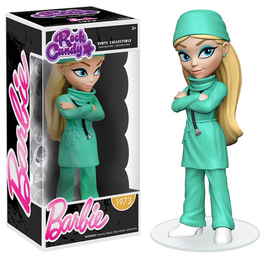 Rock Candy Barbie 1973 Surgeon Vinyl Figure