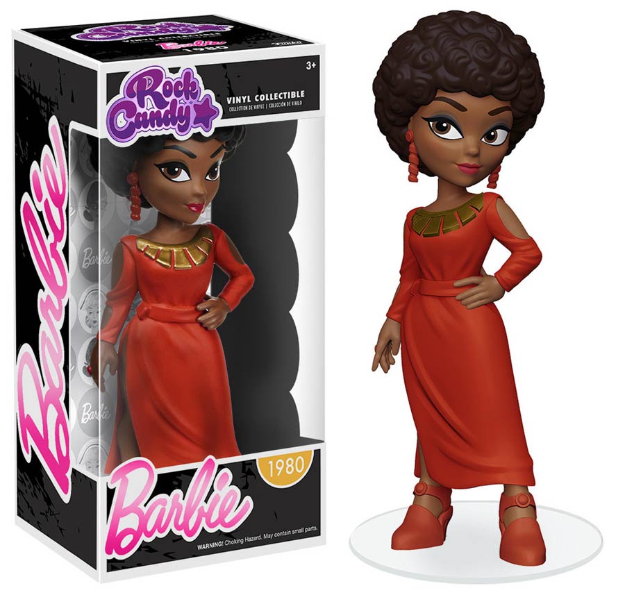 Rock Candy Barbie 1980 Afro Vinyl Figure