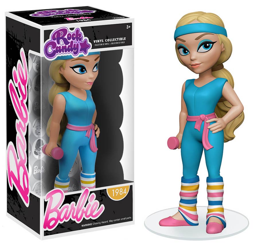 Rock Candy Barbie 1984 Gym Vinyl Figure