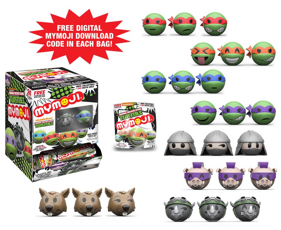 MyMoji Teenage Mutant Ninja Turtles Mini Vinyl Figure Blind Mystery Box