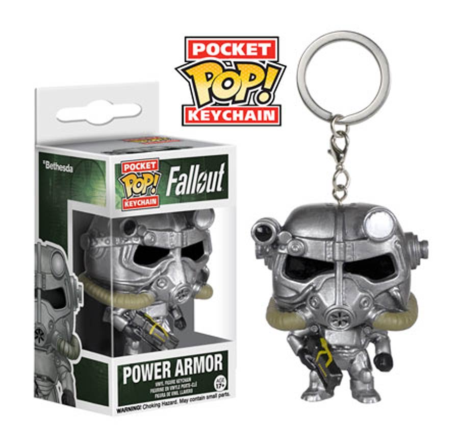 POP Fallout Power Armor Vinyl Figure Keychain