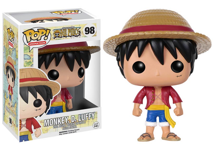 POP Animation 98 One Piece Monkey D Luffy Vinyl Figure