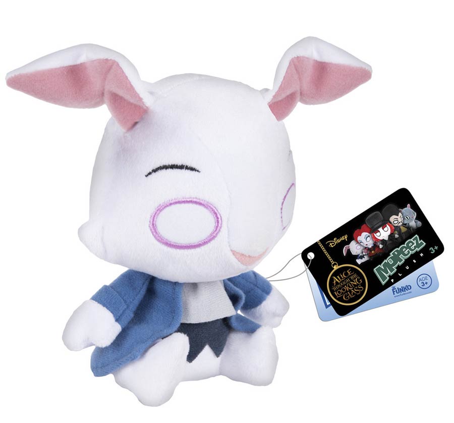 Mopeez Alice Through The Looking Glass White Rabbit Plushie