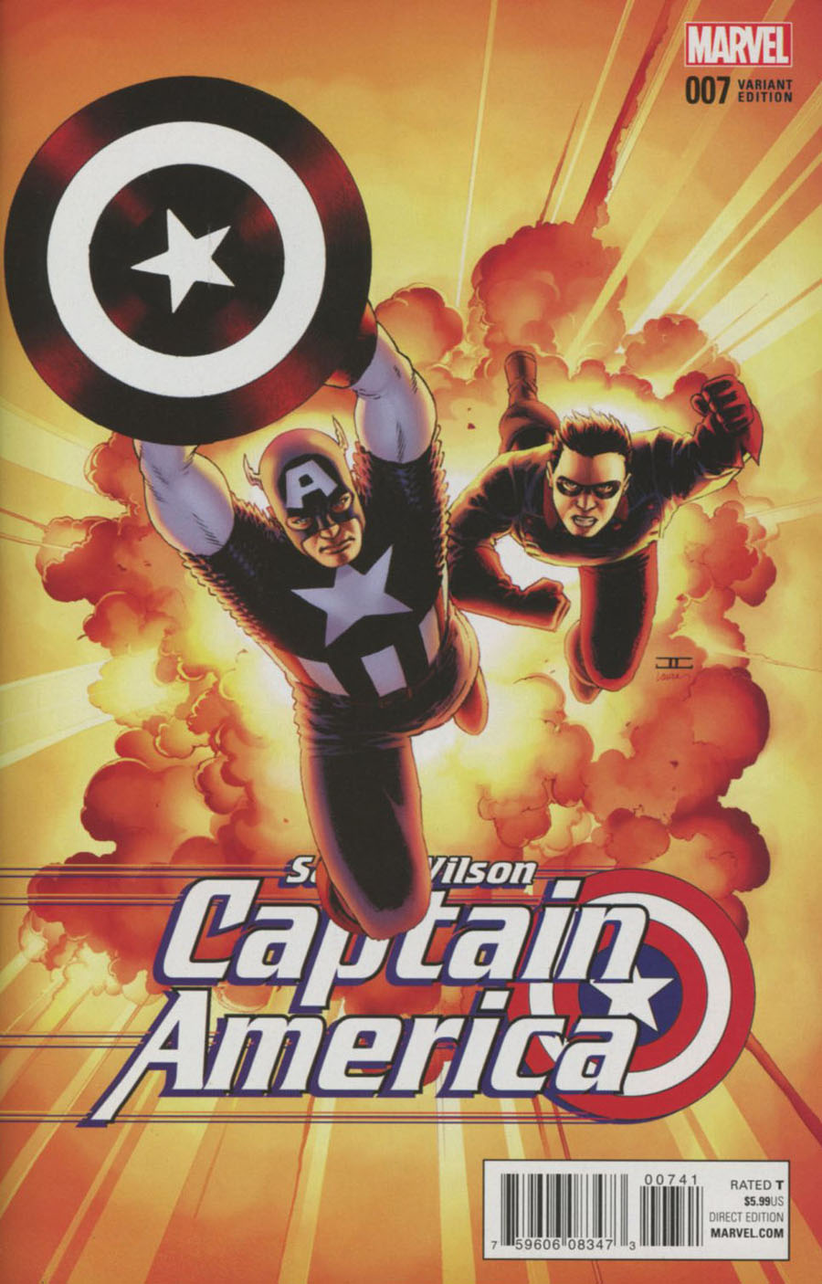 Captain America Sam Wilson #7 Cover D Incentive John Cassaday Variant Cover (Standoff Tie-In)