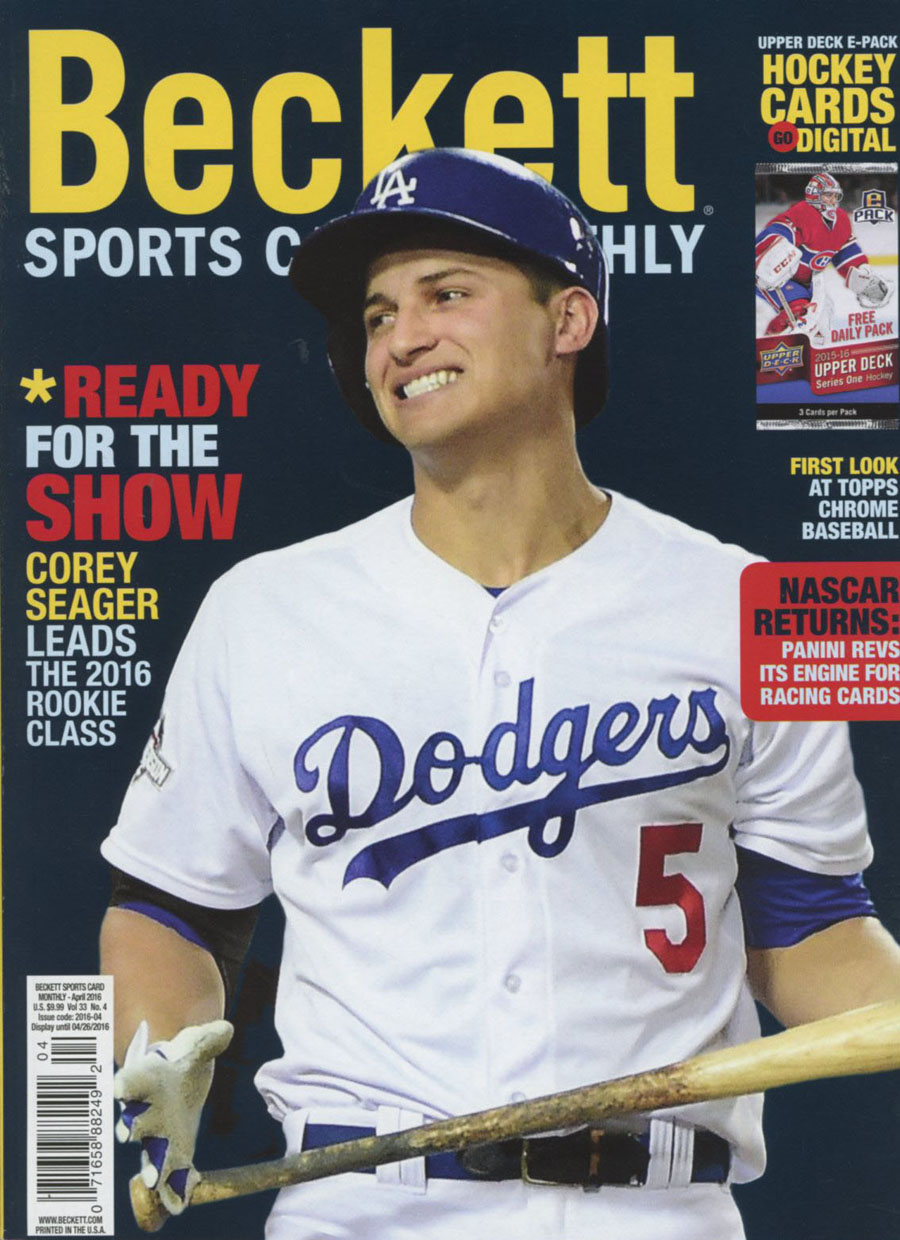 Beckett Sports Card Monthly Vol 33 #4 Apr 2016