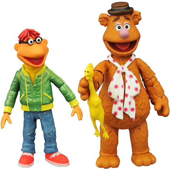 Muppets Select Action Figure Series 1 Fozzie & Scooter 2-Pack Action Figure